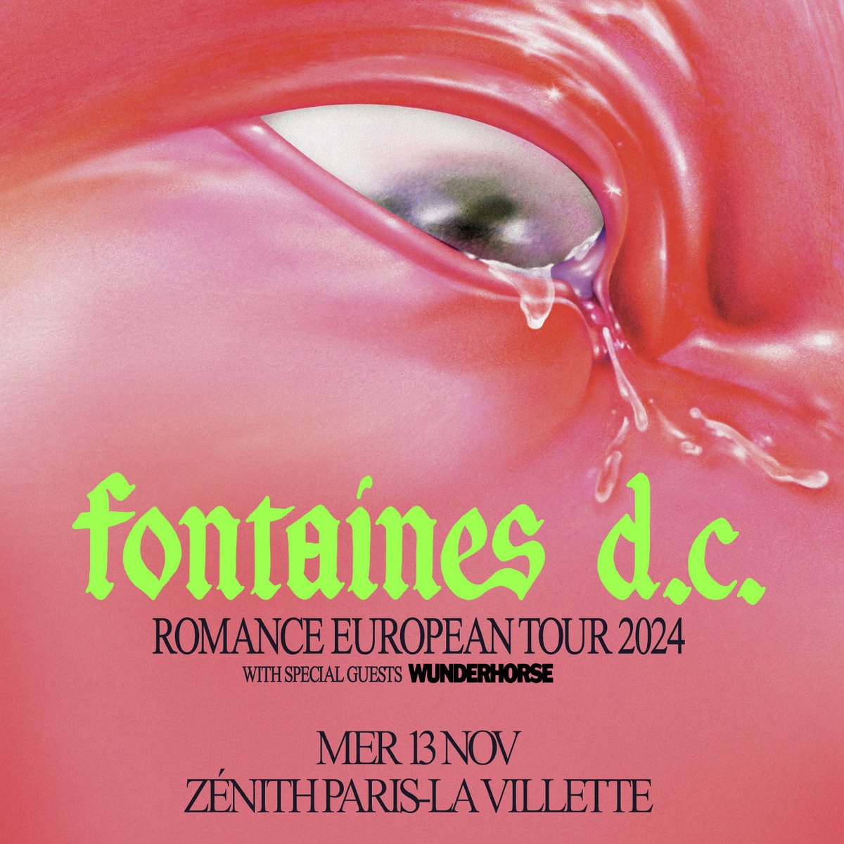 ⬇️ ANNONCE - FONTAINES D.C. ⬇️ @fontainesdublin seront de passage en France le 13 novembre 2024, sur la scène du Zénith Paris - La Villette ! 📅 13 novembre 2024 🎟 3 mai à 10h ➡️ tinyurl.com/fontainesdc-ze…