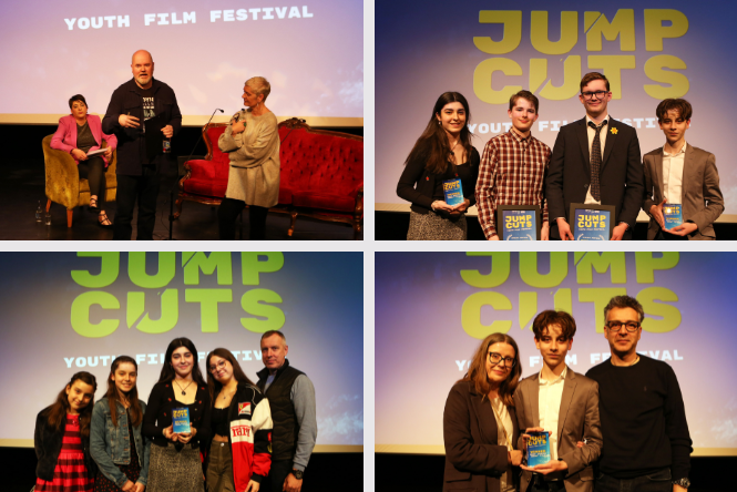 Droichead_Arts's tweet image. Some great photos from #JUMPCUTS YOUTH FILM FESTIVAL which happened last Friday at Droichead. Huge thanks to all the talented young film makers and to  @SineadBrassil, @baz_black &amp;amp; @LauraOShea91 for a great 'in-conversation' 
@Love_Drogheda
@DiscoverBoyneV
@BoyneValleyIFF