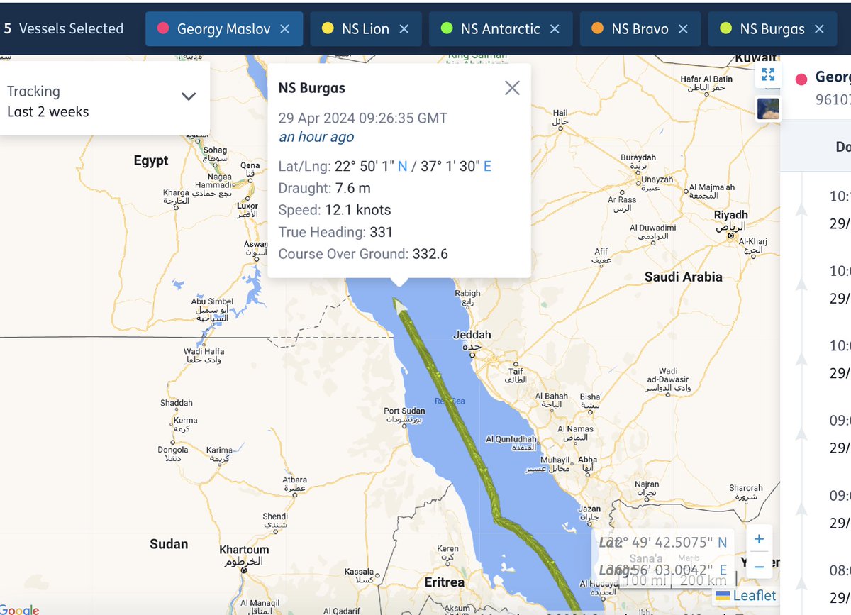 All of the below US-sanctioned ships (all owned by Sovcomflot) were de-flagged by Gabon, confirmed by company that runs the registry on behalf of African country. Despite this, in real time, I see 2 tankers still sailing, NS Burgas and NS Bravo (heading 4 Singapore Strait). how?