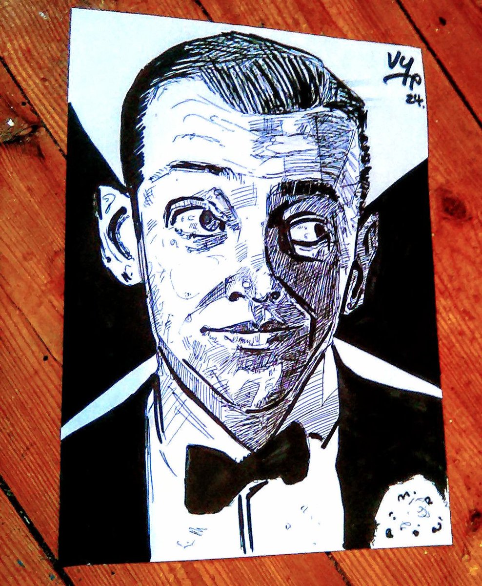Today's 🎨

One for my Grandparents

Fred Astaire ⭐🎞️

#dancer #actor #FredAstaire #tribute #ink #portrait #illustration