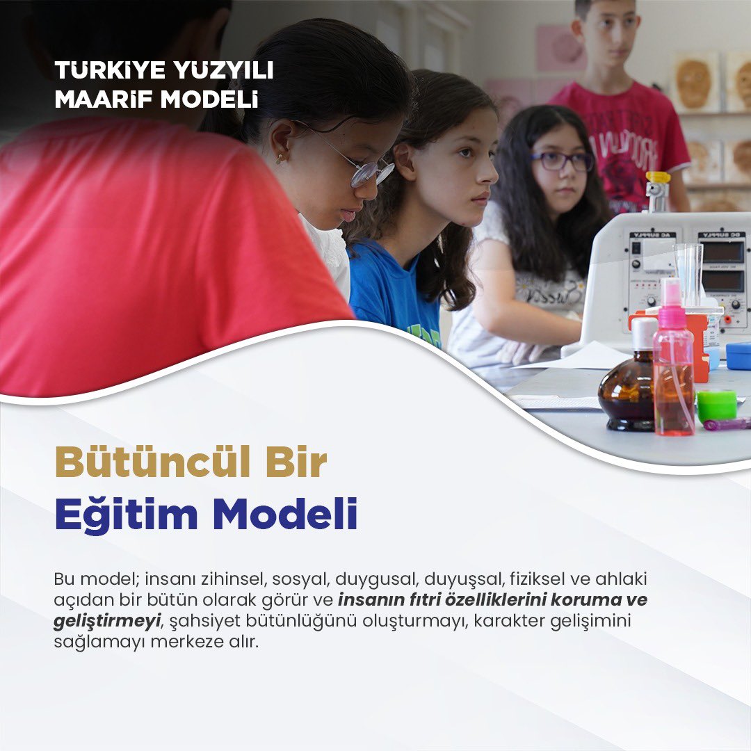“Türkiye Yüzyılı Maarif Modeli ❗️” Bütüncül Bir Eğitim Modeli #KöklerdenGeleceğe @tcmeb @emre_caliskan