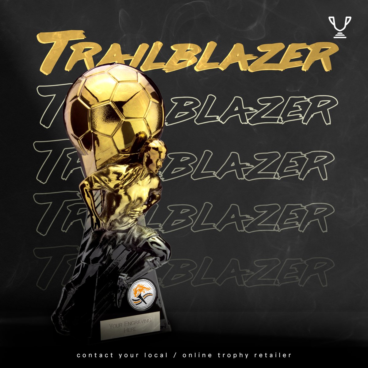 Trailblazer in Fusion gold & Carbon black – available in three sizes for both male & female trophies. 😍🙌👀

trendsettingtrophies.co.uk
#supportingourtrade #trophies #footballtrophies #footballtrophy #trophypresentation #award #awardpresentation #grassrootsfootball #footballawards