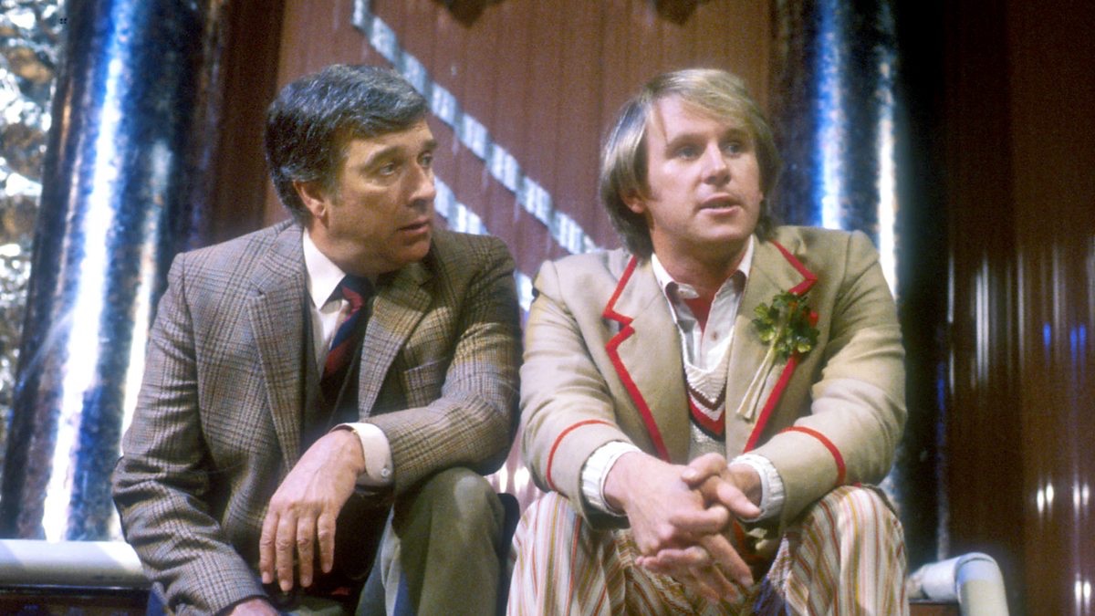 The Fifth Doctor (Peter Davison) and Brigadier Lethbridge Stewart (Nicholas Courtney) #DoctorWho #DrWho