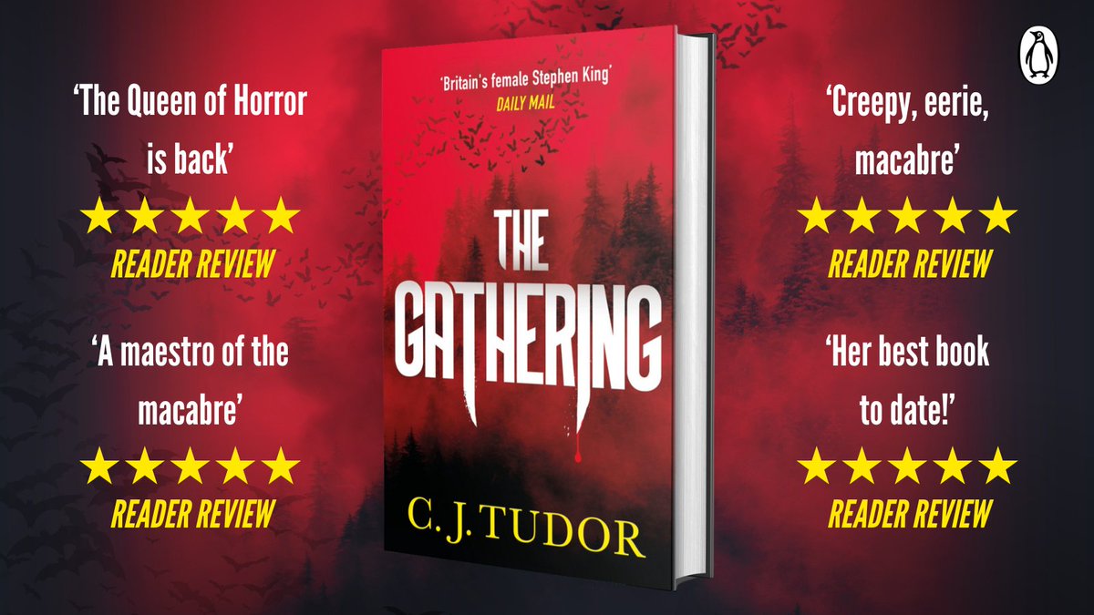 The wait is over: join Detective Atkins in a world of murder, small-town gossip and bloody fangs . . .

But what if bad memories are harder to bury than a vampyr?

'The Queen of Horror is back' ⭐️⭐️⭐️⭐️⭐️ Reader Review

#TheGathering by @cjtudor OUT NOW: shor.by/CJTudor