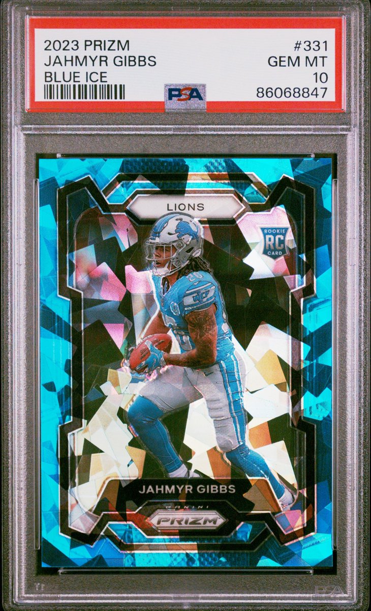 This card isn’t the most expensive one I’ve ever bought buts it definitely in the top 5 of the most aesthetically pleasing I’ve ever purchased. I’m not even a Lions fan and I love this.