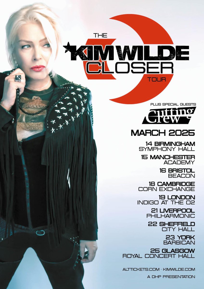 Tickets booked for March 19 next year @kimwilde @Wildericky ❤️