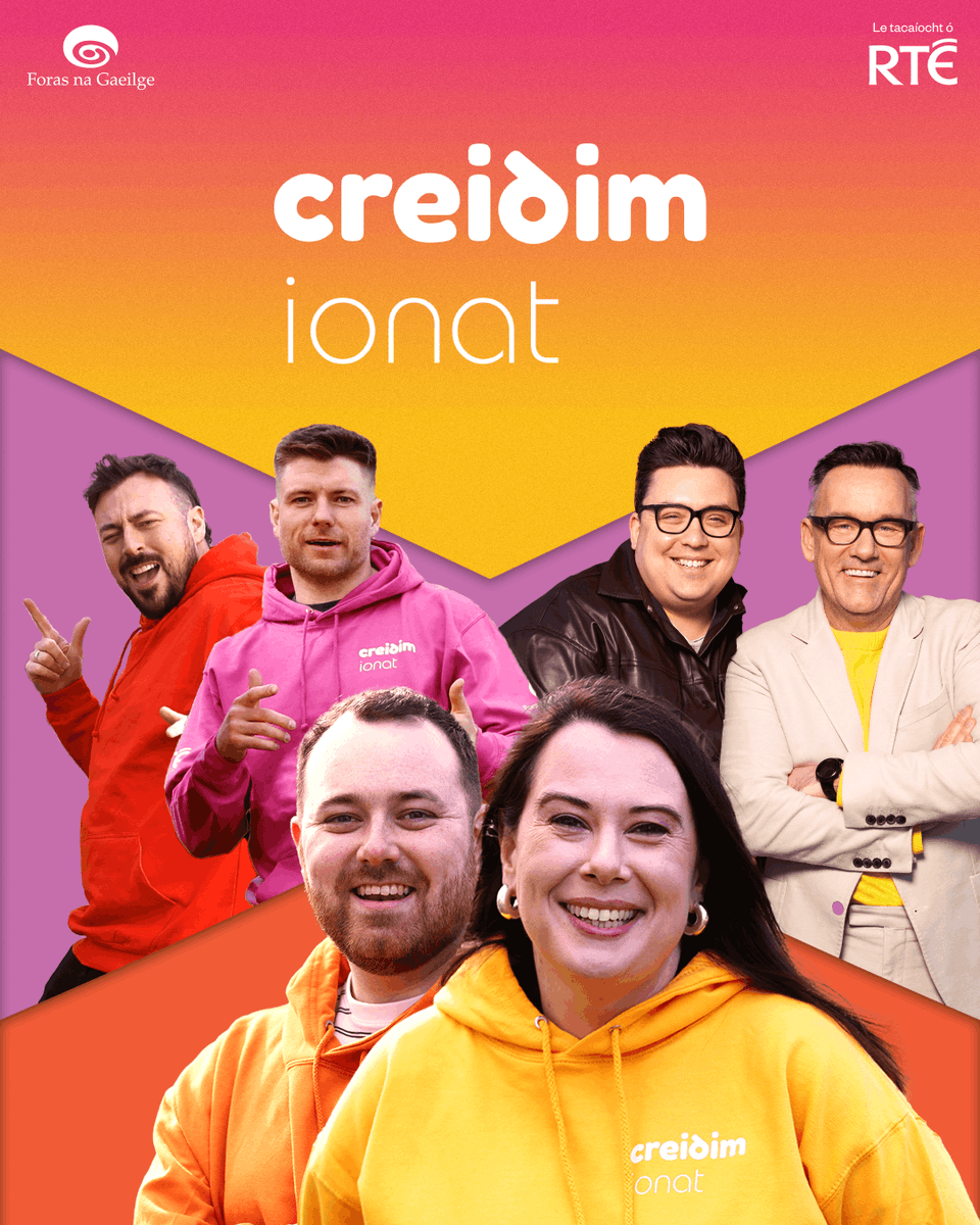 Tá #CreidimIonat Seachtain 4 buailte linn! This year’s mentees are on track to achieve their Irish language goals. 💪

Más féidir linn, is féidir leat! Glac páirt i #CreidimIonat ag forasnagaeilge.ie

@rte @RTE2fm #Gaeilge #IsÍÁrdTeangaFéinÍ #ItsOurLanguage #ForasnaGaeilge