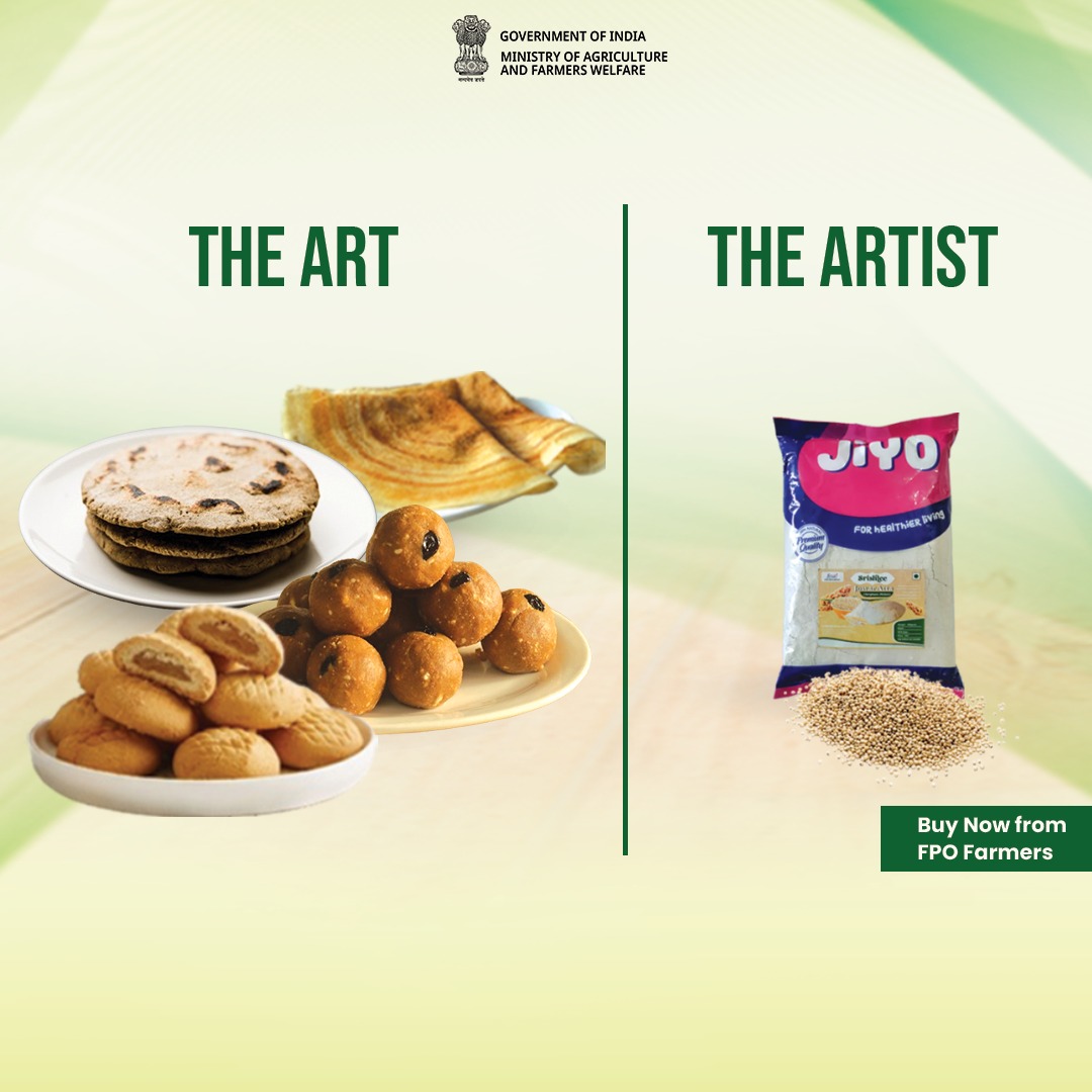Dosa, laddoos or biscuits, you name it, you have it! Buy Jowar flour today and say hello to versatile, wholesome goodness @ONDC_Official: mystore.in/en/product/sri… #IYM2023 #ShreeAnna #Health #Food