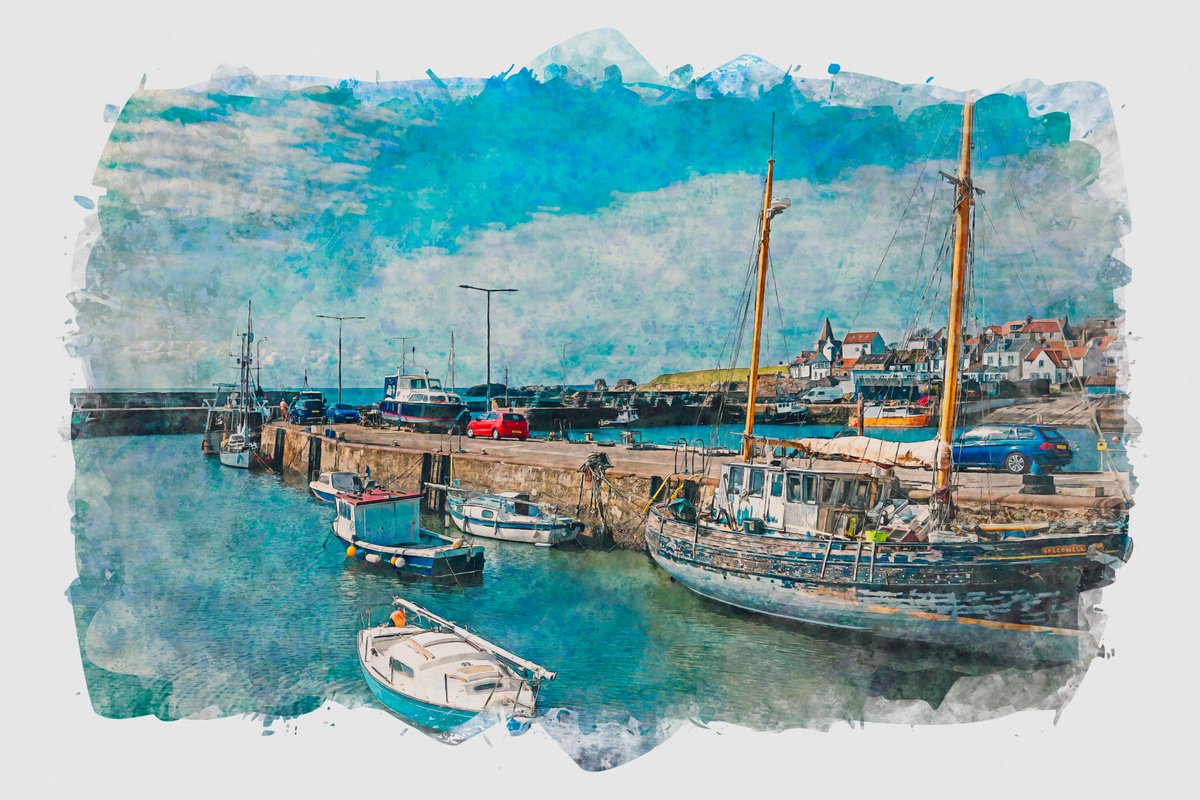 St Monans Harbour. Big sale on all my prints and gifts right now. redbubble.com/shop/ap/160781…
  #StMonans #EastNeukOfFife #Fife #Scotland #Scottish #Harbour