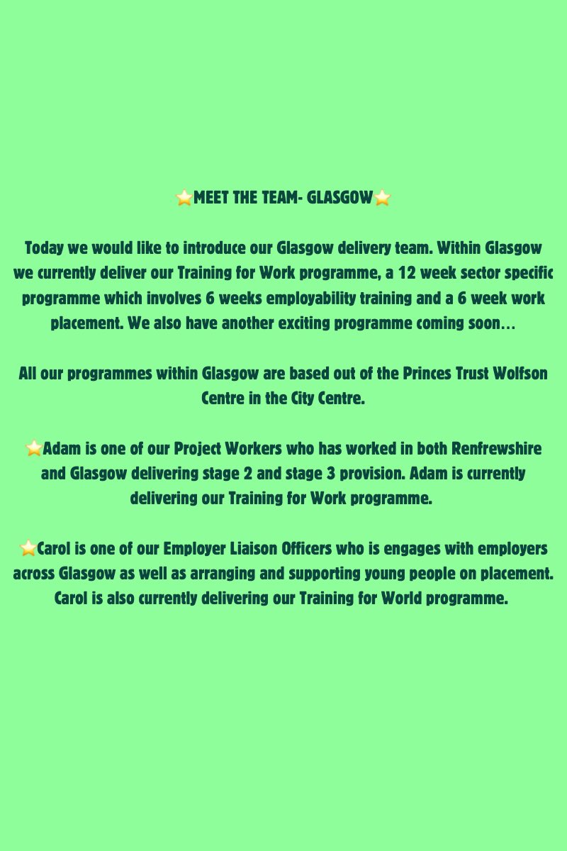 ⭐️MEET THE TEAM- GLASGOW⭐️

#allinglasgow