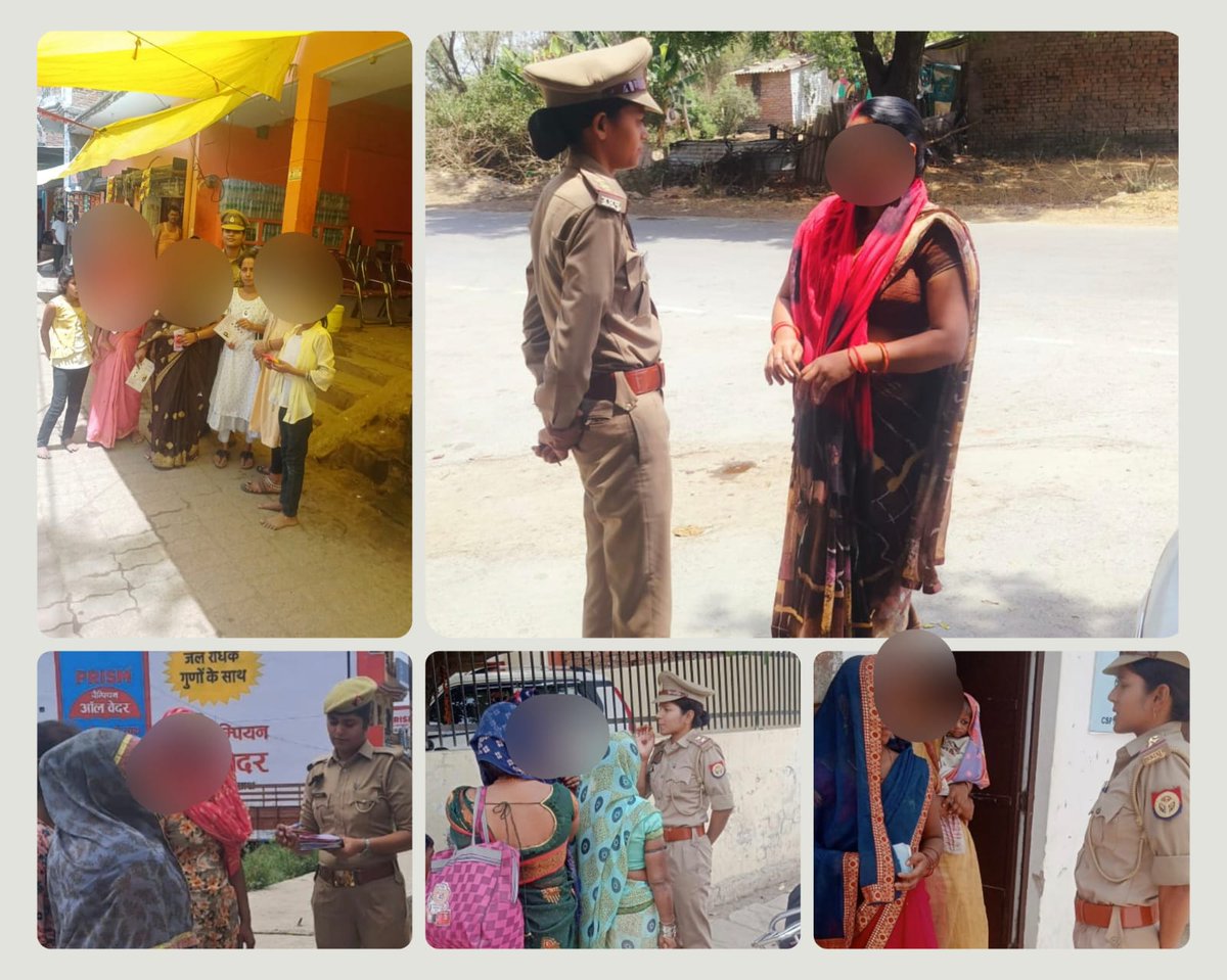 पुलिस उपायुक्त यमुनानगर के पर्यवेक्षण मे मिशन #शक्ति_दीदी अभियान के तहत महिला सशक्तिकरण हेतु जोन के थानों द्वारा क्षेत्र में चौपाल लगाकर,स्कूलों,सार्वजनिक स्थानों पर जाकर महिलाओं/बालिकाओं को अभियान की जानकारी देकर जागरूक किया गया। #ShePoweredUPP #WomenEmpowerment #MissionShakti