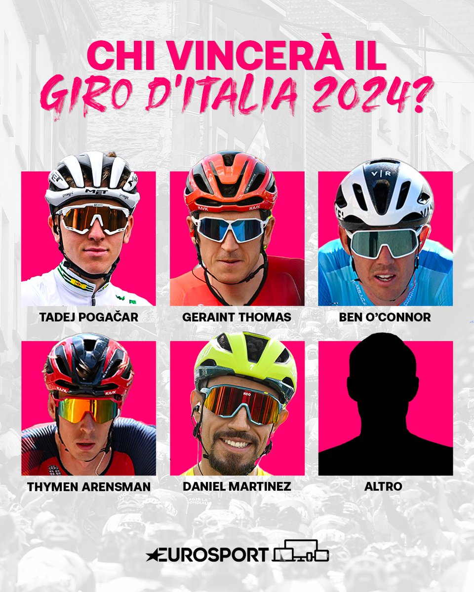 -1 alla grande partenza 🔥

Questi sono solo alcuni dei favoriti: voi su chi punterete per la vittoria del Trofeo Senza Fine ? 🚴‍♂️🏆

#Ciclismo #Cycling #Giro2024 #GirodItalia