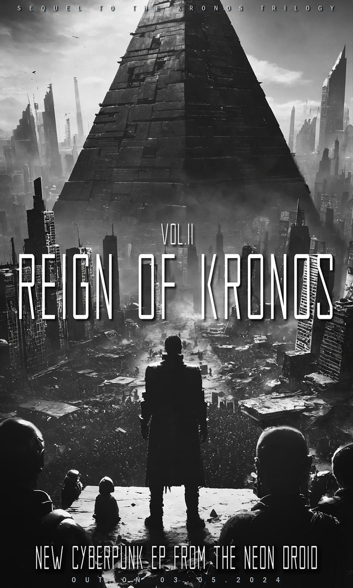 Premiere on this Friday on all major streaming platforms and naturally free download from my Bandcamp!
.
.
.
.
.
#reignofkronos #kronostrilogy #theneondroid #neondroid #EP #NewAlbum #scifi #dystopian #cyberpunk #midtempo #synthwave #80s #retro