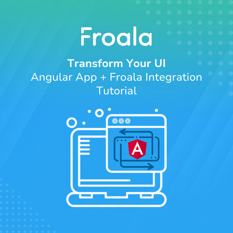 Discover the magic of Froala Editor in your Angular app! Our tutorial breaks down the installation process into easy-to-follow steps. Dive in now👉 bit.ly/4dgpZx6 #Angular #Froala #Development