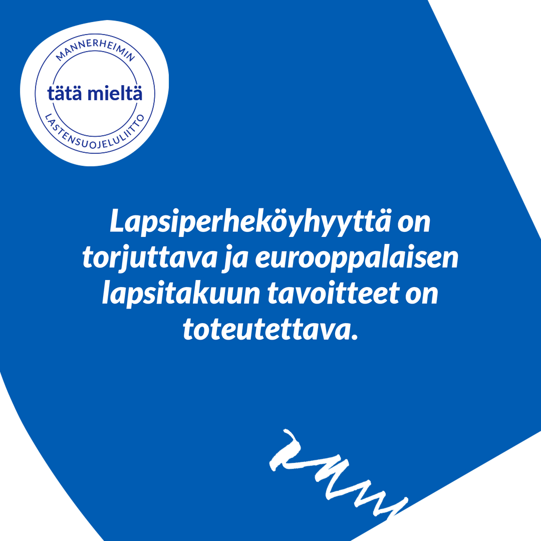 Lapsiperheköyhyyttä tulee määrätietoisesti vähentää EUssa ‼️ MLLn #eurovaaliohjelma mll.fi/kannanotot-ja-… ‼️ Lapsi- ja perhejärjestöjen #EUvaalit kannanotto mll.fi/kannanotot-ja-… ‼️ MLL-blogi mll.fi/blogi/lasten-o… #LapsenOikeudet #RiittäväToimeentulo #lapsiperheköyhyys