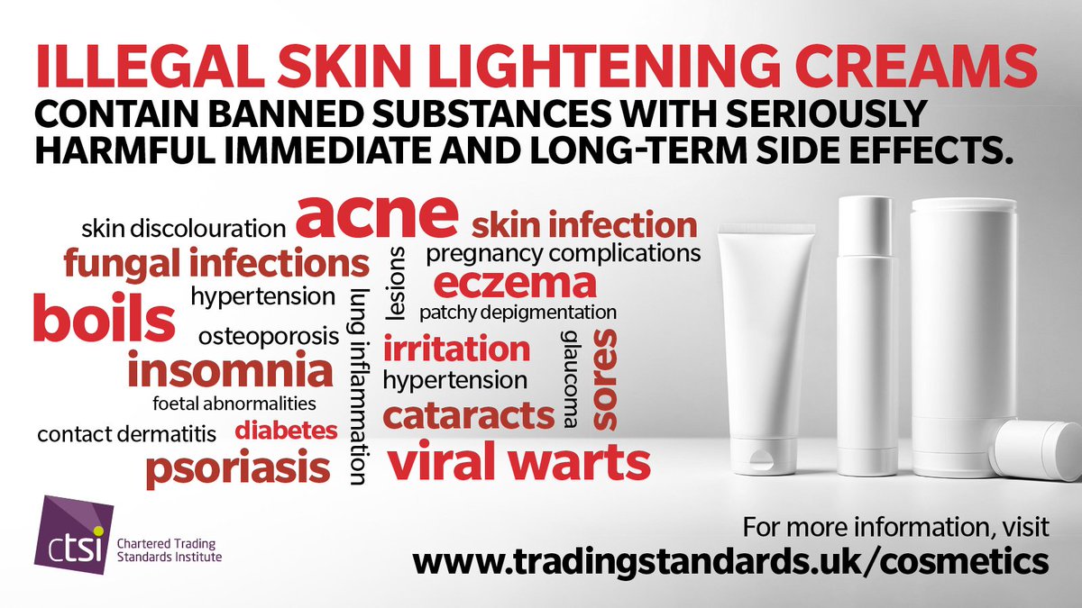 The possible long-term side effects from some of the banned substances in illegal skin lightening creams is something that the public needs to be aware of. The #CostofBeauty campaign has all the details: ow.ly/NkVQ50RqxVt