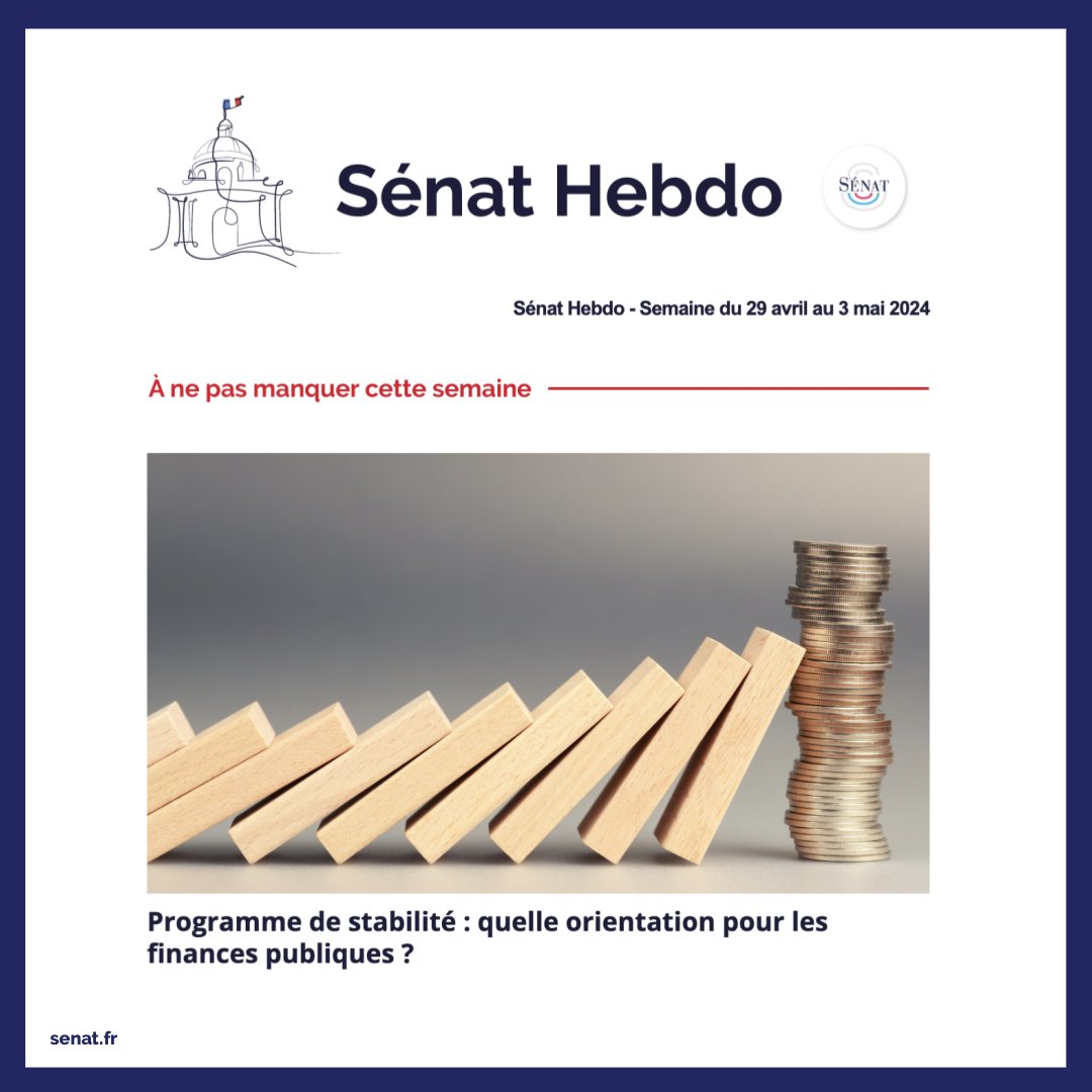 📢 Nouveau numéro de 'Sénat Hebdo', la lettre d’information du Sénat ! Le numéro de cette semaine : 🔗 us3.campaign-archive.com/?u=6fd45c4de8e… S'abonner : ✍️ senat.us3.list-manage.com/subscribe?u=6f…