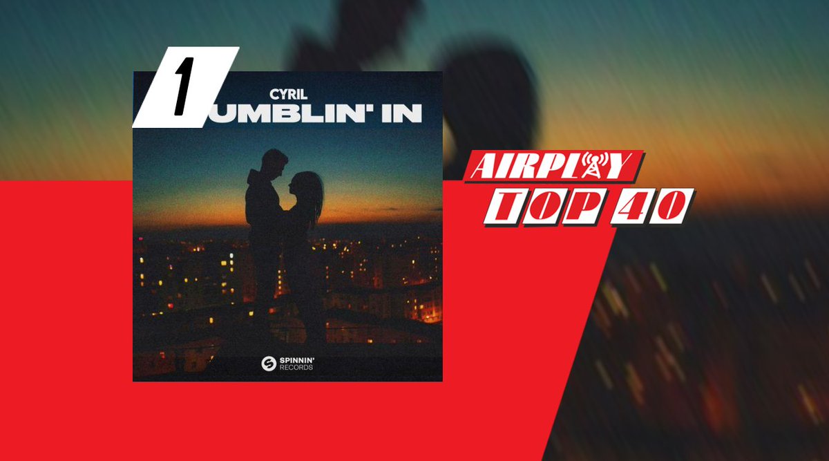 Cyril heeft de eerste plaats in de Airplay Top 40 te pakken; Stumblin’ In is de hit die het meest op de radio te horen is > top40.nl/hitlijsten-nie…