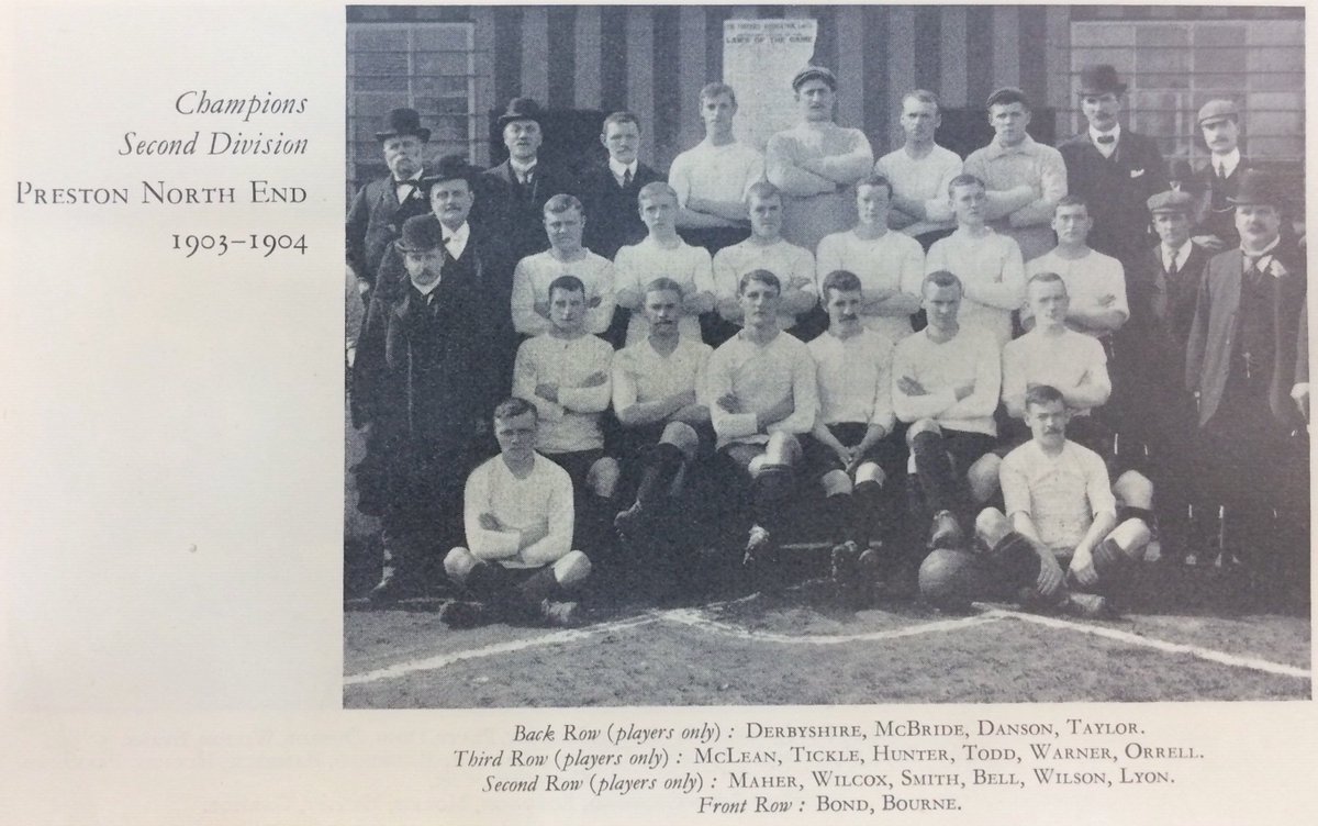 The last games of the season #OTD in 1904 saw The Wednesday wrap up the First Division title with a 2-0 win at Derby, while Preston beat Blackpool 1-0 to clinch the Second Division @Owlsonline @OwlsBig @richardrccrooks @wearethefarpost @WednesdayRetro @pneonline @tnbfanzine