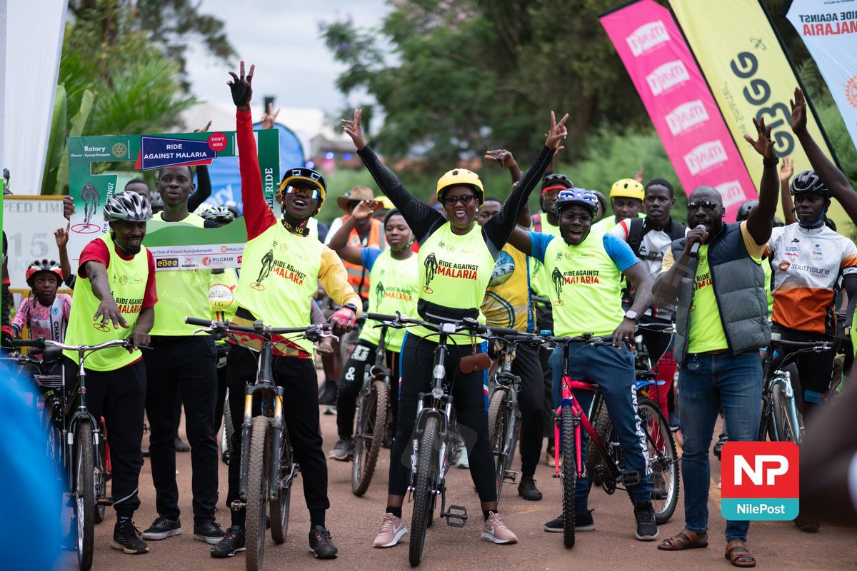 Continuing the #WorldMalariaDay commemorations, @MalariaFreeUG30 (End Malaria Council - Uganda), alongside partners held the 'Ride Against Malaria' cycling campaign last weekend to raise awareness & resources for national #malaria interventions.
Earlier, the Uganda Parliamentary
