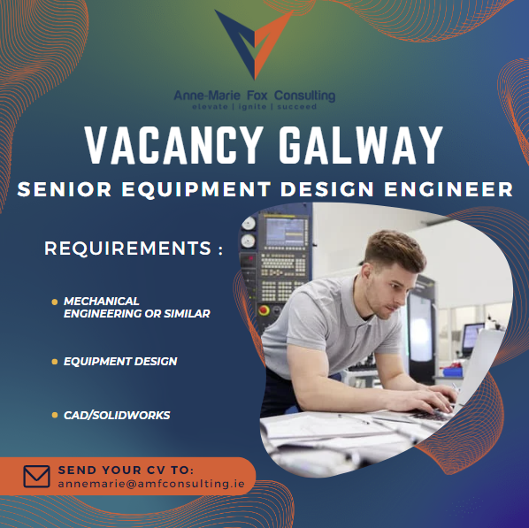 AnneMarie_Fox's tweet photo. We're hiring a Senior Equipment Design Engineer for a leading client based in Galway.  
 https://t.co/VprAh2bW2p

 #GalwayJobs #EngineeringGalway #GalwayCareers #MechanicalEngineering #MedicalDevices #AutomationJobs #SeniorEngineer #DesignEngineer #CADDesign #jobfairy https://t.co/zxYjxhrEO2
