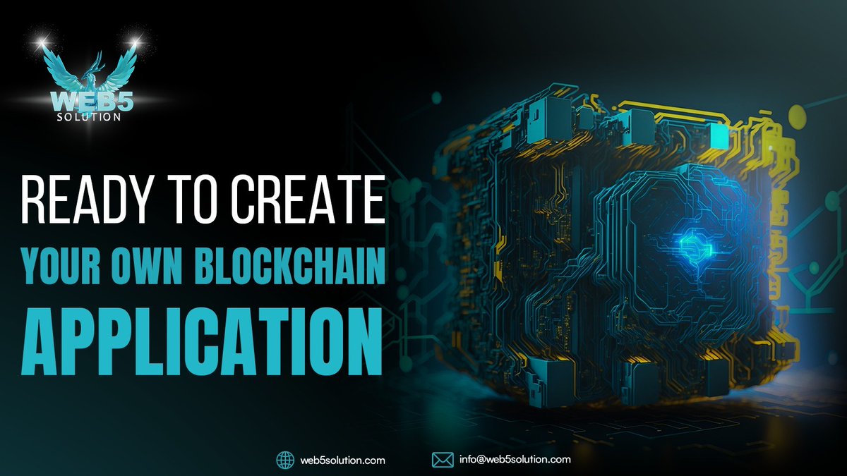 Turn your blockchain idea into reality with Web 5 Solutions. Our agile approach ensures a high-quality product tailored to your needs. Let's innovate together!

Contact & Follow us on
linktr.ee/web5solution

#applicationdevelopment #Web5Solution #blockchain