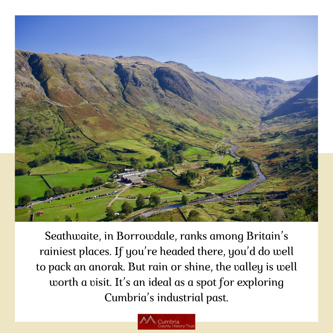 Happy Monday everyone! ⭐️ For our next “place of the week” post we are looking at the Seathwaite, in Borrowdale.⛏️🐑 Discover more on our website: cumbriacountyhistory.org.uk/township/borro…