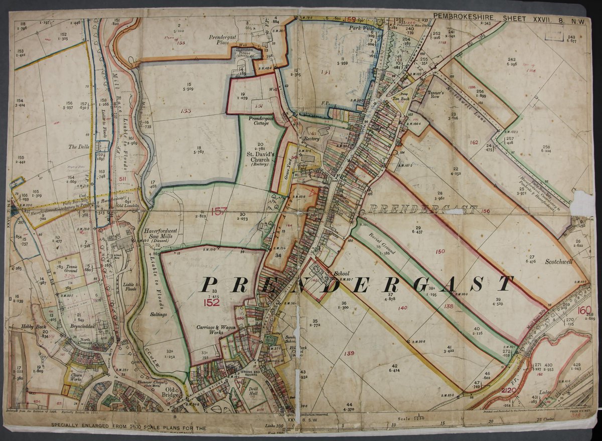 By far our most popular items are 2nd edition OS maps 1907/1908 which are a great place to start when researching property history. 

Here is Prendergast – we are on the site occupied by the school.

#PopularItem #Archive30 #MapMonday