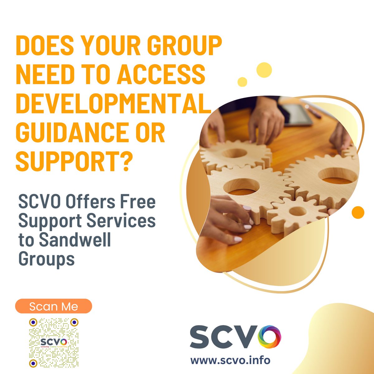 Is your community and voluntary group looking to expand, develop new opportunities or grow its beneficiaries? SCVO’s experienced Capacity Development Team can assist your group to review and evaluate your current practices Visit: scvo.info
