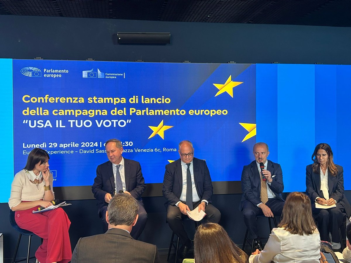 .@AParentiEU: “ Importante che arrivi un’informazione corretta e adeguata sull’Europa. Abbiamo fatto una scelta capillare di prossimità con l’importantissimo aiuto dei centri Europe direct. Speriamo di vedere i risultati delle nostre attività l’8 e 9.5.2024. #UsaIlTuoVoto