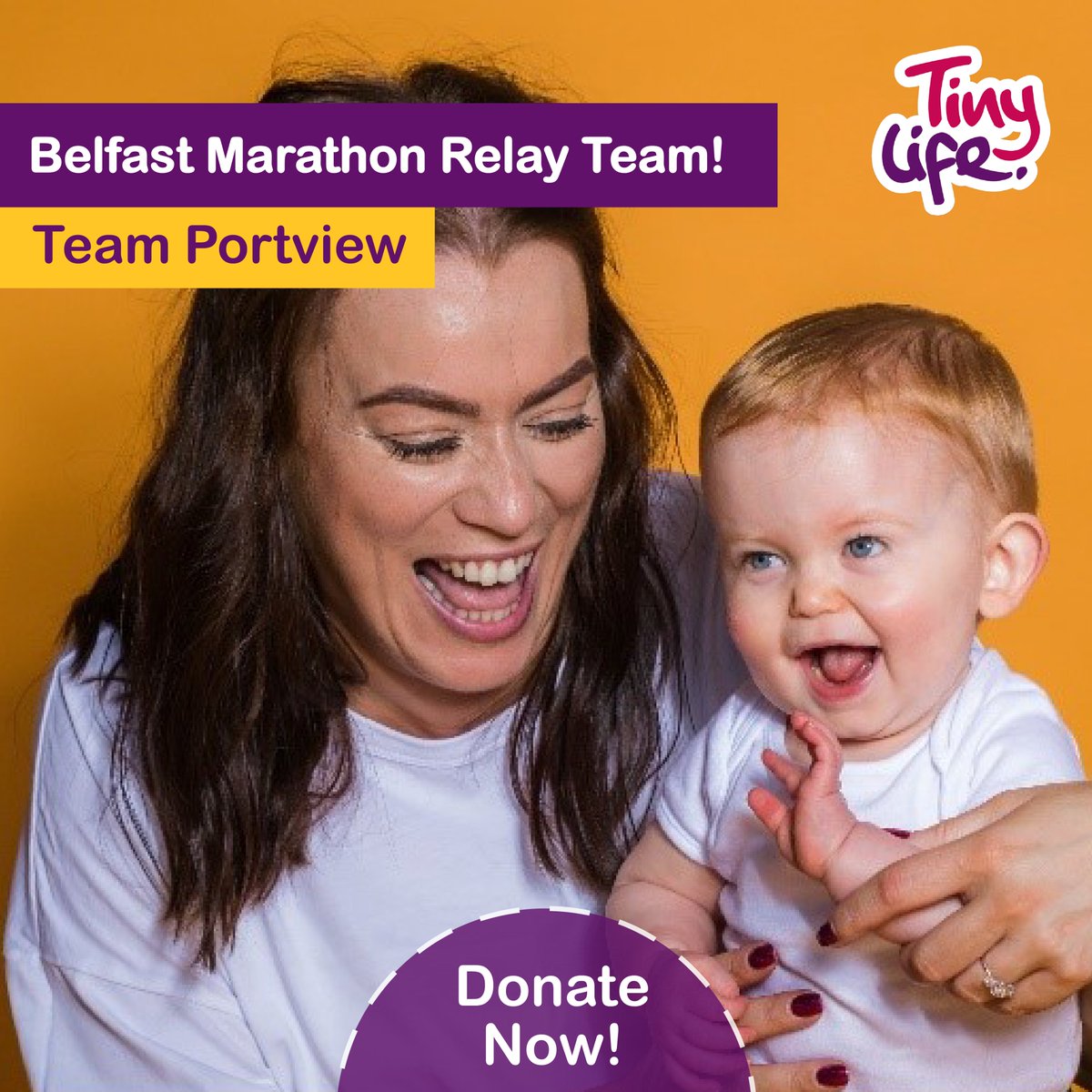 Exciting news! @PortviewFitOut is entering two relay teams in the Belfast City Marathon this year to support TinyLife. Join us in cheering on #TeamPortview as they run for a cause close to their hearts! 🏃‍♂️💨 Donate here: tinylife.enthuse.com/pf/team-portvi… #BelfastCityMarathon #TinyLife