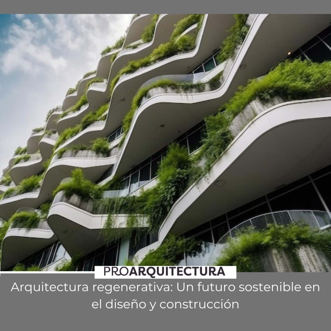 Descubre la revolución de la arquitectura regenerativa: ¡restaurando ecosistemas, mejorando comunidades y construyendo un futuro sostenible! 
proarquitectura.es/arquitectura-r…
#Proarquitectura #ArquitecturaRegenerativa #ConstrucciónSostenible #FuturoSostenible  #arquitectura #arquitecto