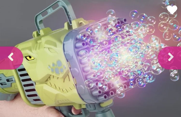 Perfect for your dinosaur fan this summer, pick up this Dinosaur Bazooka Electric Bubble Gun Range for £14.99 at WOWCHER(Ad)👉🏻 tidd.ly/3uWtlUF 🦖🌞