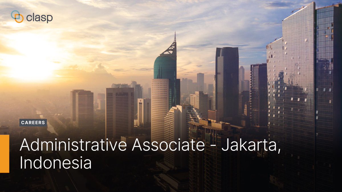 CLASP has a vacancy for a dedicated administrative professional, based in Jakarta. If you are an experienced administrator wanting to make an impact in the climate & energy sector, please apply here: bit.ly/3xXeWbY