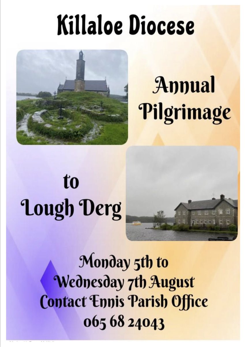 Time to get into spiritual training for the annual epic @lough_derg @KillaloeDiocese