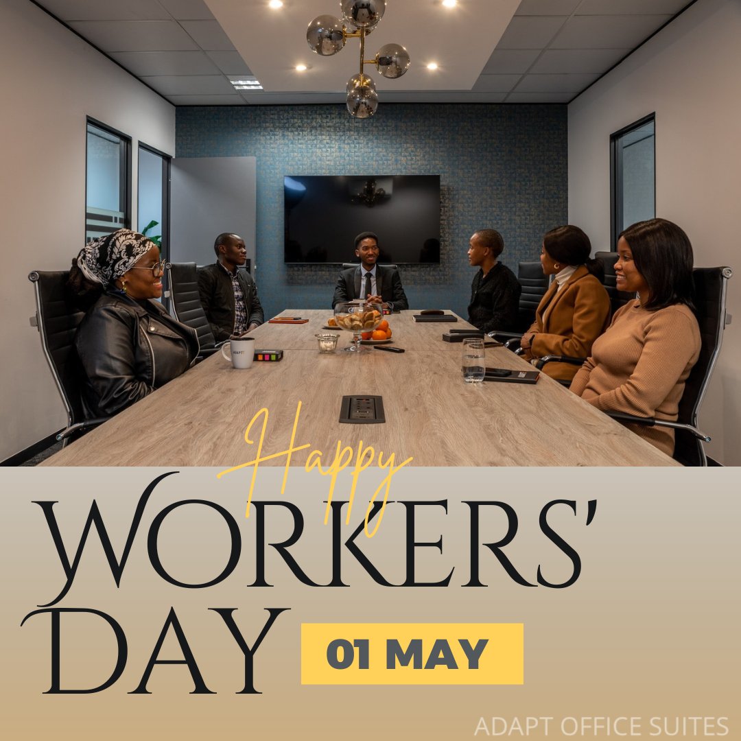 Happy Workers Day. #ADAPT #servicedofficespace #happyholiday.