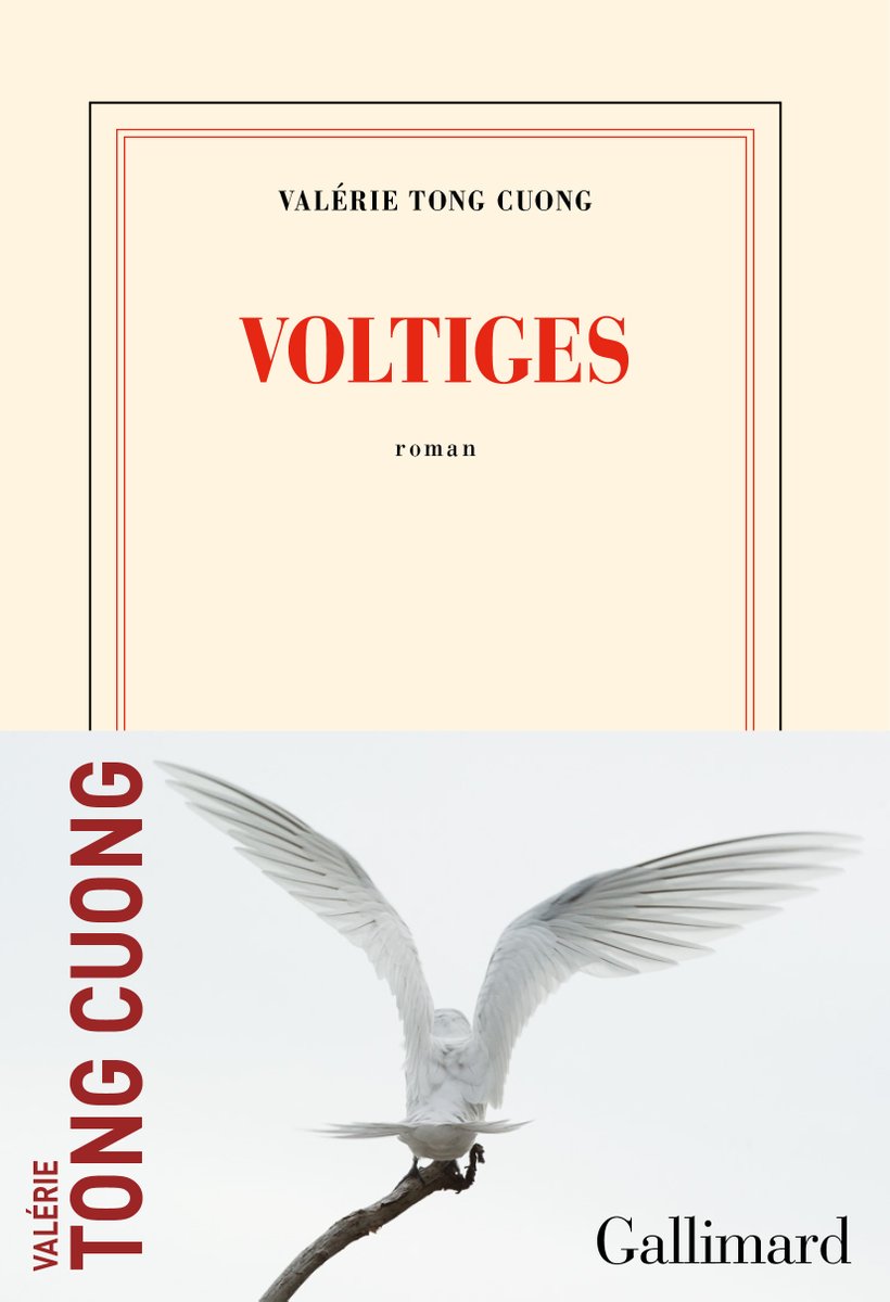 #Critique « C'est formidable, vous ne pourrez pas le lâcher ! » Olivia de Lamberterie pour @ELLEfrance 

📖 'Voltiges' de Valérie @vtongcuong ➤ gallimard.fr/Catalogue/GALL…