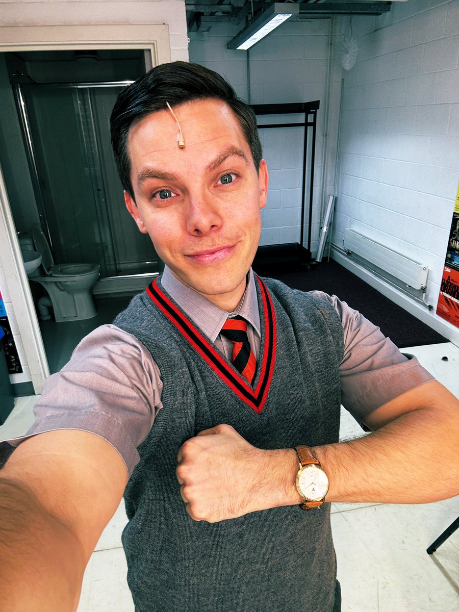 Absolutely loved making my debut as Eddie in Blood Brothers on Saturday <a href="/CurveLeicester/">Curve</a> <a href="/BKL_Productions/">Bill Kenwright Ltd</a> 
🎭🤝🏻🩸