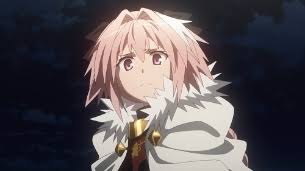 『Fate/Apocrypha』って作品があるんですよォ

登場するものすごく可愛くてかっこいいヒロインのアストルフォってキャラがものすごくいいんですよ
私の人生における最大の推しなんです

ちょっとポンコツで理性が蒸発してるし付いてるけど(何とは言わないが)、誰が何と言おうとメインヒロインなの！