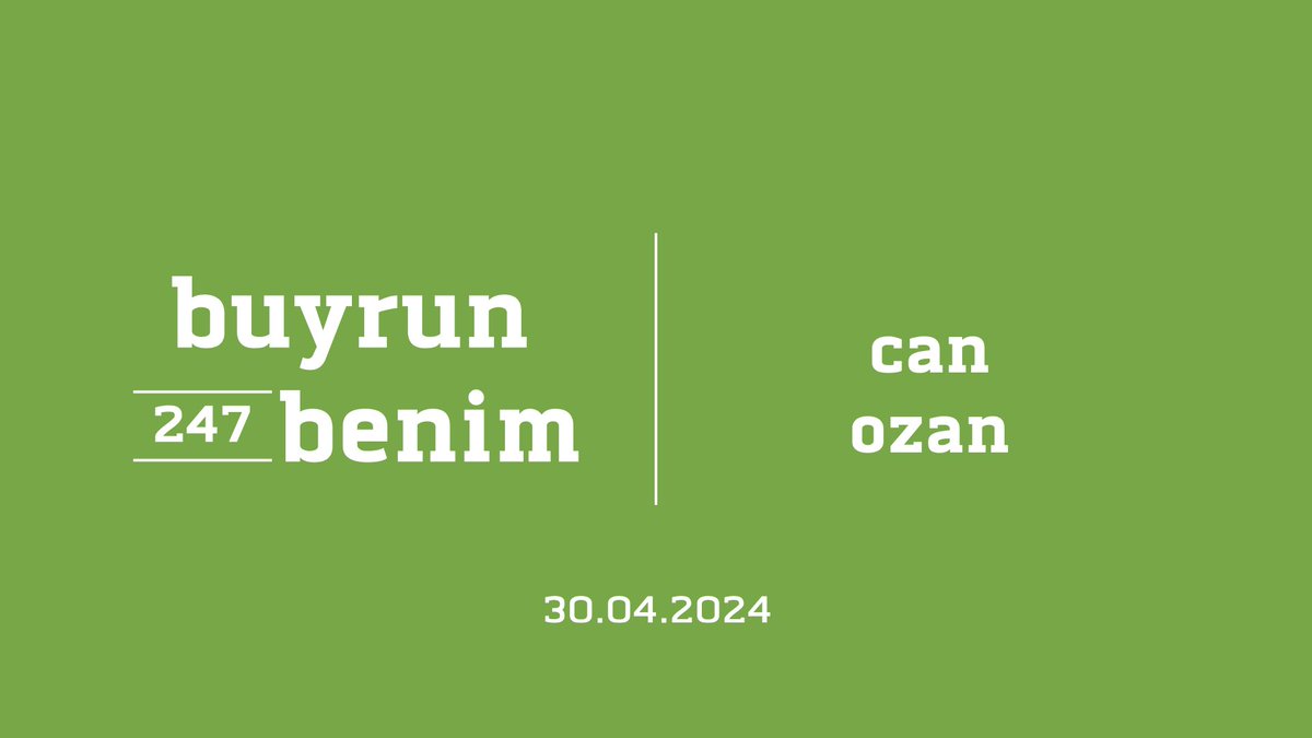 merhaba, can ozan yarın (30.04.2024) sorularınızı yanıtlayacak. yanıtlarını merak ettiğiniz soruları “can ozan sorularınızı yanıtlayacak” başlığı altında paylaşabilirsiniz. eksisozluk.com/can-ozan-sorul…