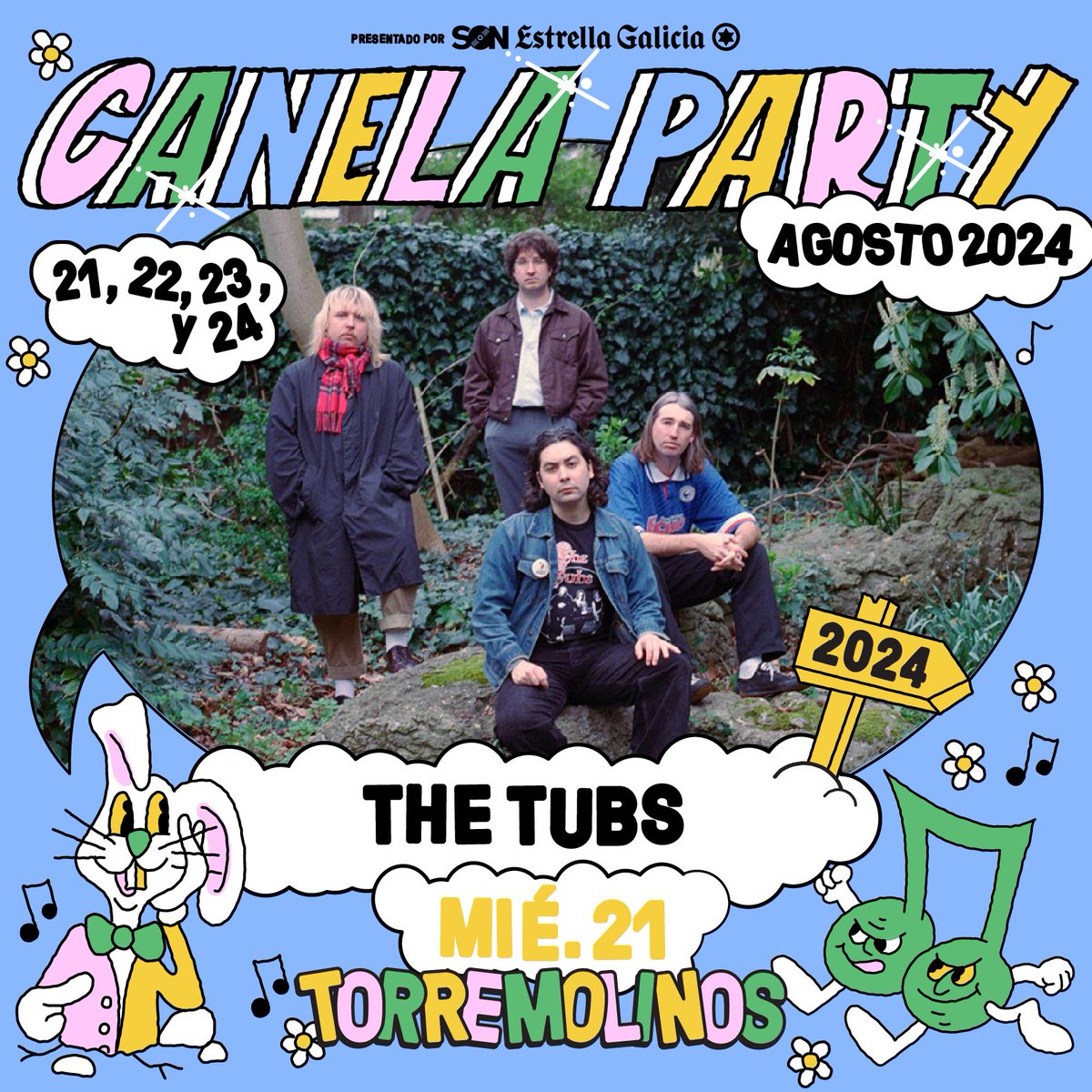 The Tubs x #CanelaParty2024 Miércoles 21 de agosto 🎉 Abonos y entradas ⬇️ wegow.com/es/festivales/…