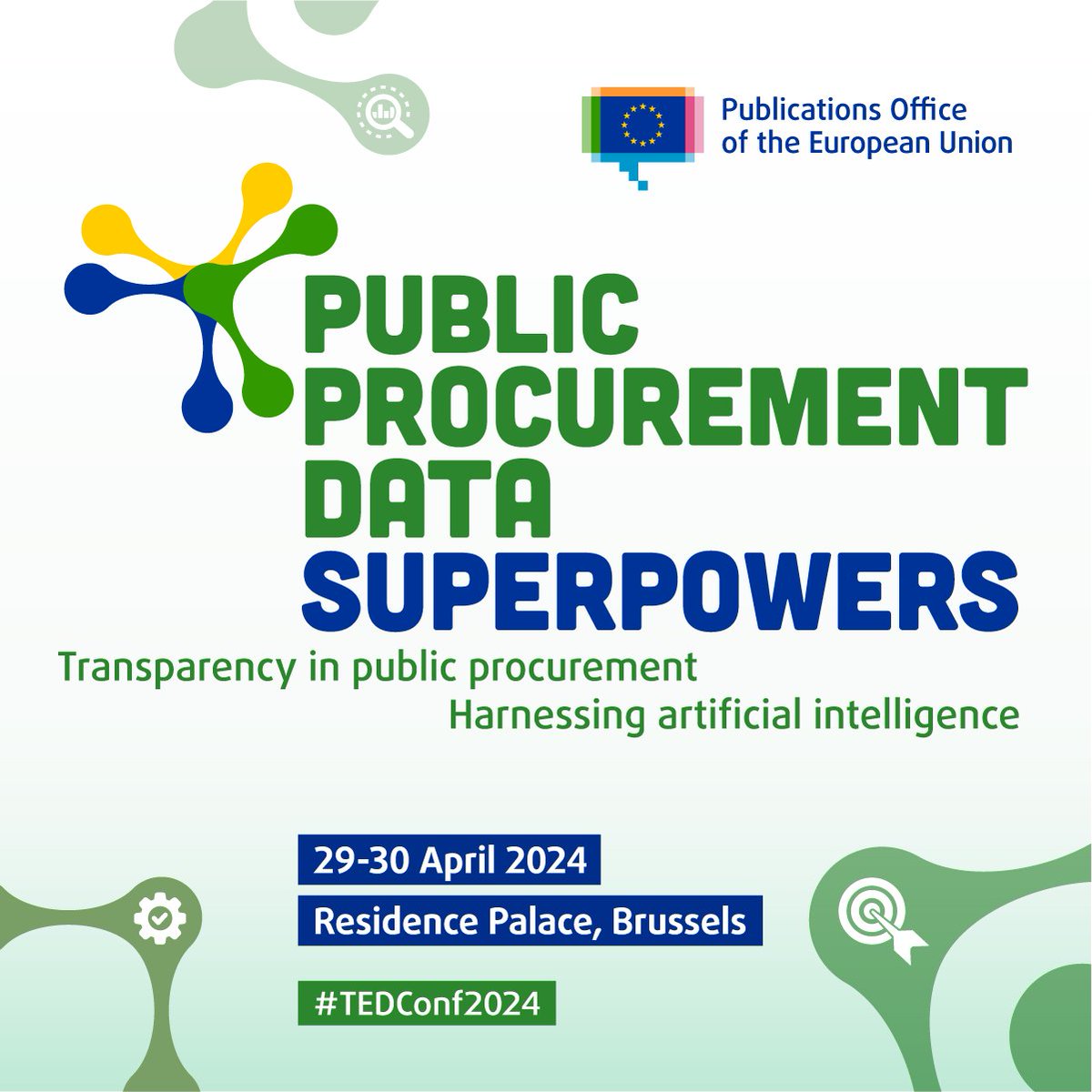 Today we're at the #TEDConf2024 on 'Public Procurement Data Superpowers: Transparency in #publicprocurement –Harnessing #AI' Don't miss our Head of Europe @Granickas & other great panelists sharing insights from the frontlines of Europe's digital procurement transformation @ 4PM