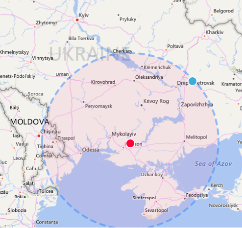 probably the 'proof of concept' shot that #ukraine has always provided when being equipped with a new weapons system. now lets see what they can do. all  #crimea is now in full #atacms range (300 km radius)