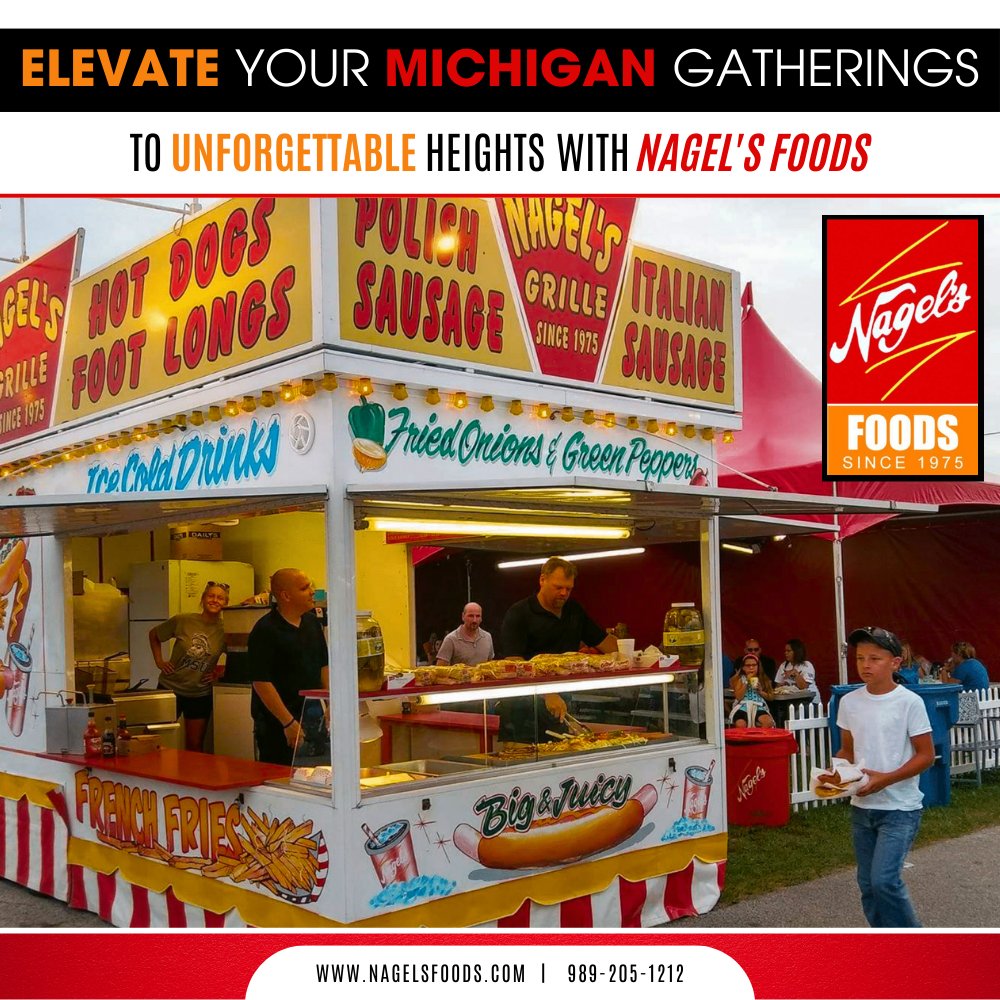 Create indelible memories in Michigan !
Visit- nagelsfoods.com

#NagelFoods #Michigan #frenchfries #SausageParty #sandwichycast #SummerHouseMV #SummerBlockParty #PartyMustGoOn #party810 #partypooper #event_bof #event201 #FoodieBeauty #foodlover #girlsNightOut