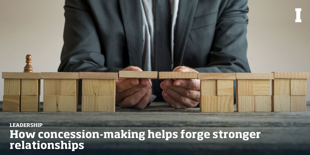 “Concession is not defeat but a sign of strength and a bridge to understanding,” says Prof. @gkohlrieser. In an #IbyIMD article, he explains how and when to make concessions to foster healthy relationships and encourage a collaborative working environment: bit.ly/49WLTm0