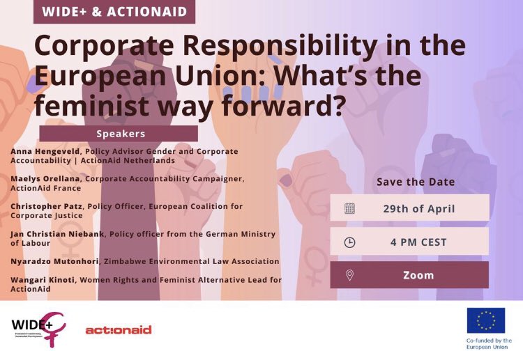 Nyaradzo Mutonhori (@nmutonhori) on Twitter photo I will have the pleasure of representing <a href="/ZELA_Infor/">Zimbabwe Environmental Law Association (ZELA)</a> during this important conversation on the #EUCS3D and #LBIBHR. Join us <a href="/FemnetProg/">FEMNET</a> <a href="/ActionAidZim/">ActionAid Zimbabwe</a> <a href="/DChidarara/">#ThePeoplesAdvocate</a> <a href="/RIwerks/">Rebecca Iwerks</a> <a href="/BHRRC/">Business & Human Rights</a> <a href="/LawyersofAfrica/">PALU</a> <a href="/Jeskaye/">Jessica Lawrence</a> <a href="/josychiname/">Josephine Chiname</a> <a href="/Obertbore/">Adv Bore</a> <a href="/wlsazw/">Women and Law in Southern Africa - Zimbabwe</a> <a href="/GenderZimbabwe/">Zimbabwe Gender Commission</a> <a href="/SocietyMsu/">MSU ENVIRONMENTAL SOCIETY</a> <a href="/GRegaignon/">Gregory Tzeutschler Regaignon (he him his)</a> I will have the pleasure of representing <a href="/ZELA_Infor/">Zimbabwe Environmental Law Association (ZELA)</a> during this important conversation on the #EUCS3D and #LBIBHR. Join us <a href="/FemnetProg/">FEMNET</a> <a href="/ActionAidZim/">ActionAid Zimbabwe</a> <a href="/DChidarara/">#ThePeoplesAdvocate</a> <a href="/RIwerks/">Rebecca Iwerks</a> <a href="/BHRRC/">Business & Human Rights</a> <a href="/LawyersofAfrica/">PALU</a> <a href="/Jeskaye/">Jessica Lawrence</a> <a href="/josychiname/">Josephine Chiname</a> <a href="/Obertbore/">Adv Bore</a> <a href="/wlsazw/">Women and Law in Southern Africa - Zimbabwe</a> <a href="/GenderZimbabwe/">Zimbabwe Gender Commission</a> <a href="/SocietyMsu/">MSU ENVIRONMENTAL SOCIETY</a> <a href="/GRegaignon/">Gregory Tzeutschler Regaignon (he him his)</a>