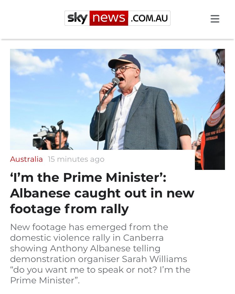 Albanese marched to support women& his gov has highest number of women in cabinet in AUS history 

Morrison kept an alleged rapist in as AG & declared it a “triumph” that women protesting in March4Justice he refused to attend weren’t “met with bullets”

Gross anti ALP propaganda