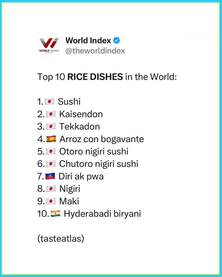 Our Haitian rice and beans has claimed the 7th spot among the top 10 rice dishes in the world! 🇭🇹 ⁠ #haiti #haitianfood #culture #caribbean