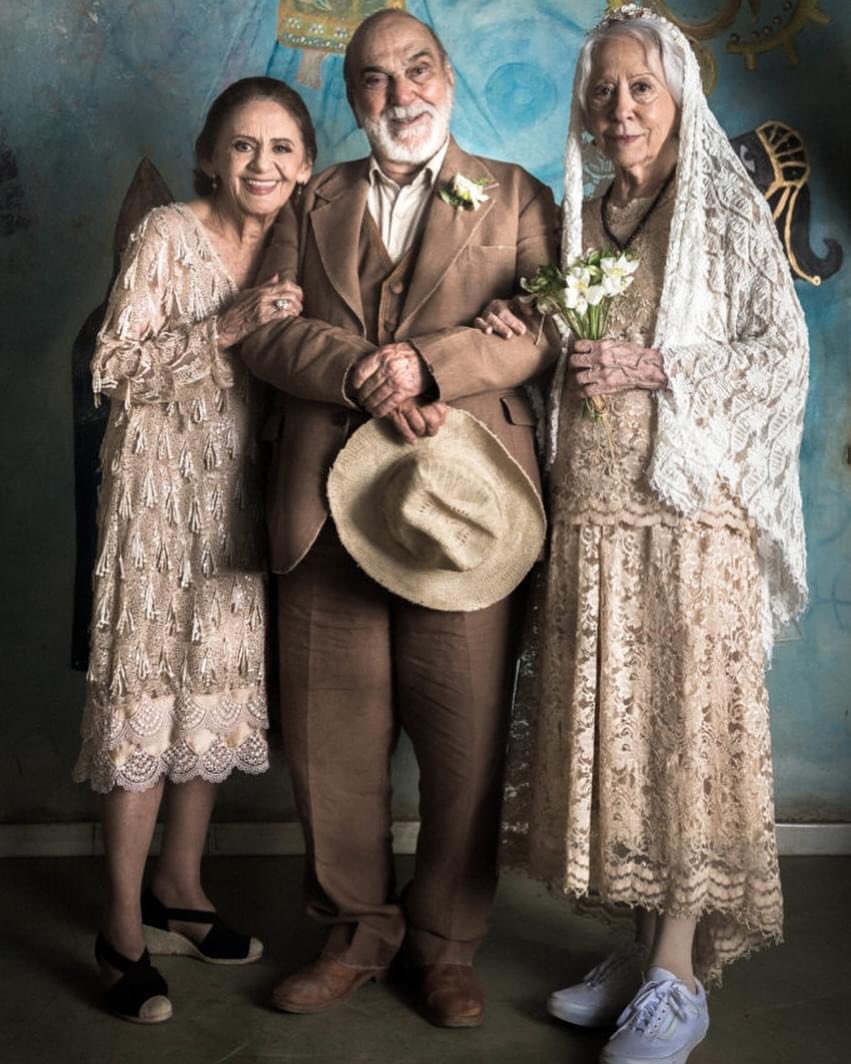 Laura Cardoso com 96 anos, Lima Duarte e Fernanda Montenegro, ambos com 94 anos.