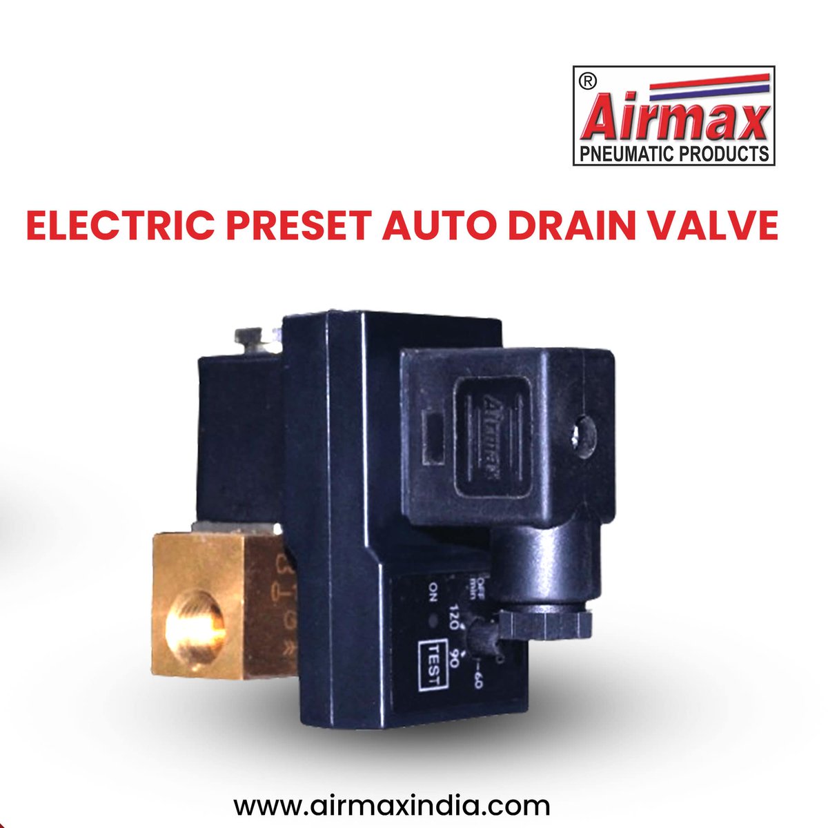 Upgrade your system smoothly with Airmax Pneumatics' BDA electric auto drain valve. Brass body, 1/4' size. Say goodbye to manual drainage!

#AirmaxPneumatics #Performance #Pneumatic #Powerhouse #Steel #Strength #Manufacturer #Exporter #Technology #MakeInIndia #G20 #India #viral